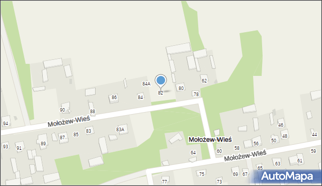 Mołożew-Dwór, Mołożew-Dwór, 82, mapa Mołożew-Dwór