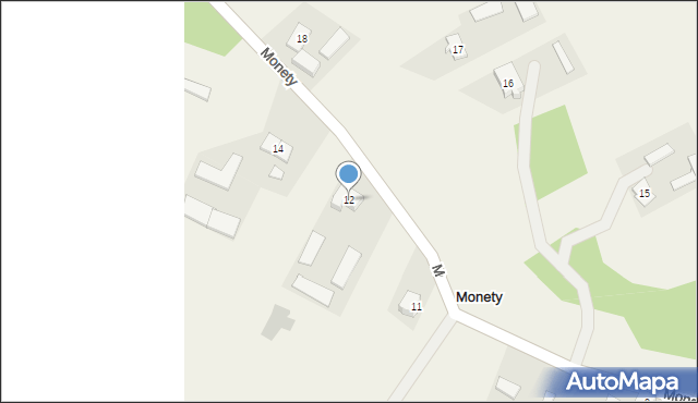 Monety, Monety, 12, mapa Monety