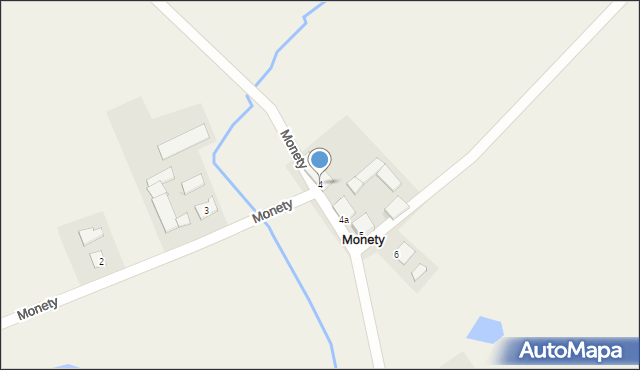 Monety, Monety, 4, mapa Monety