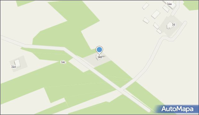 Moniochy, Moniochy, 34b, mapa Moniochy