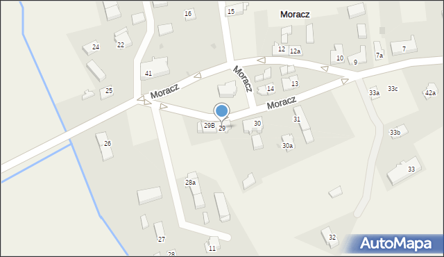 Moracz, Moracz, 29, mapa Moracz