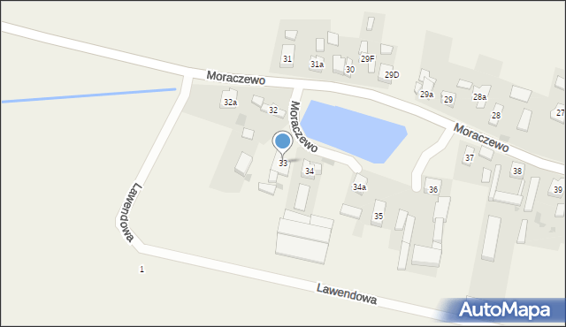 Moraczewo, Moraczewo, 33, mapa Moraczewo