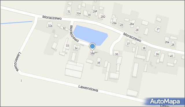 Moraczewo, Moraczewo, 34a, mapa Moraczewo