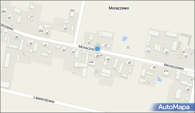 Moraczewo, Moraczewo, 43, mapa Moraczewo