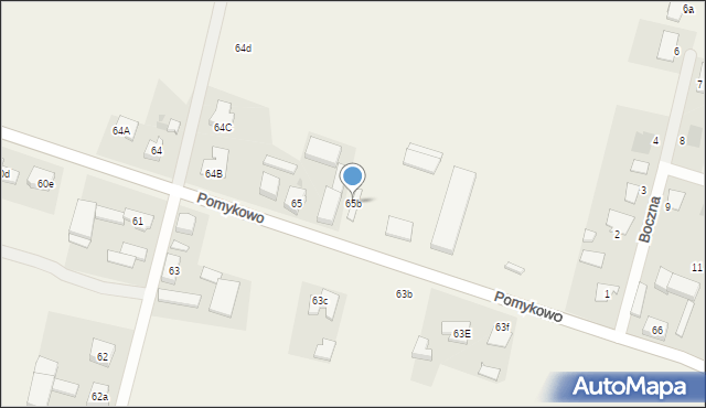 Moraczewo, Moraczewo, 65b, mapa Moraczewo