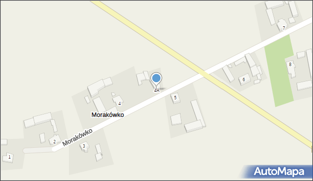 Morakówko, Morakówko, 4A, mapa Morakówko