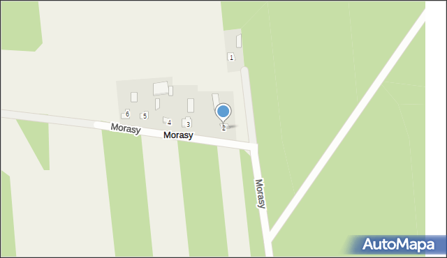 Morasy, Morasy, 2, mapa Morasy