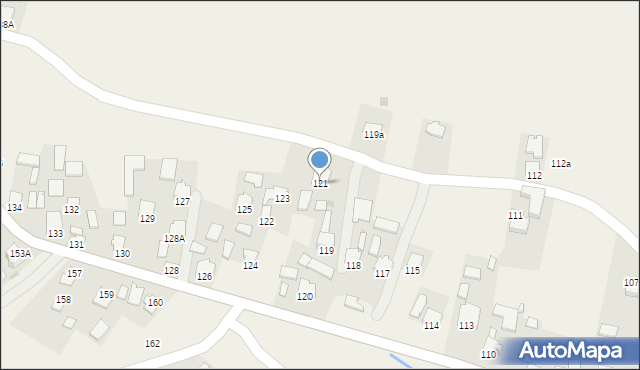Morawsko, Morawsko, 121, mapa Morawsko