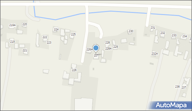 Morawsko, Morawsko, 227, mapa Morawsko