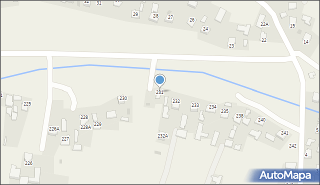 Morawsko, Morawsko, 231, mapa Morawsko