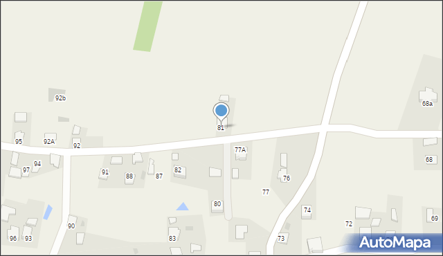 Morawsko, Morawsko, 81, mapa Morawsko