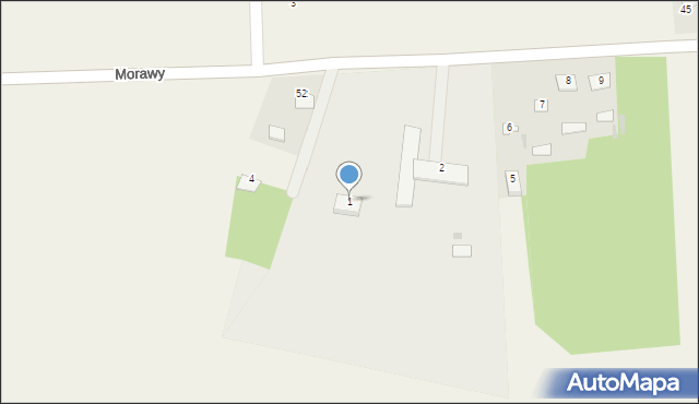 Morawy, Morawy, 1, mapa Morawy