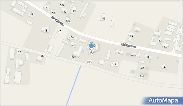 Mórkowo, Mórkowo, 45, mapa Mórkowo