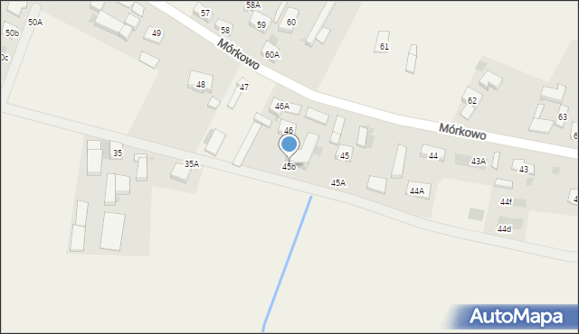 Mórkowo, Mórkowo, 45b, mapa Mórkowo