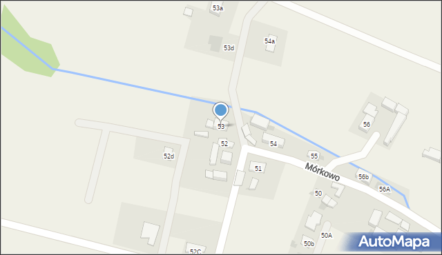 Mórkowo, Mórkowo, 53, mapa Mórkowo