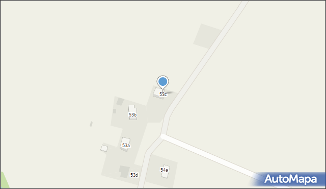 Mórkowo, Mórkowo, 53c, mapa Mórkowo