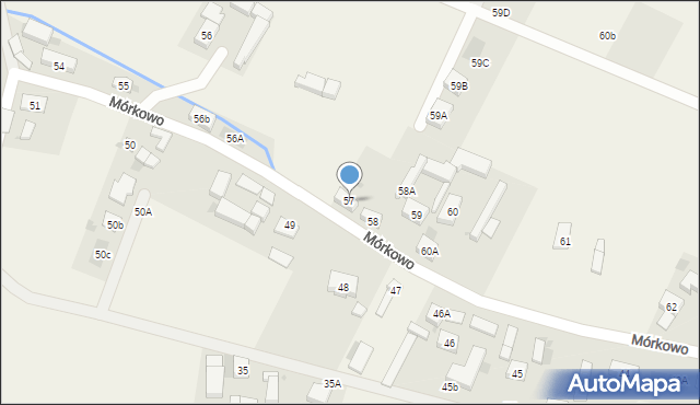 Mórkowo, Mórkowo, 57, mapa Mórkowo