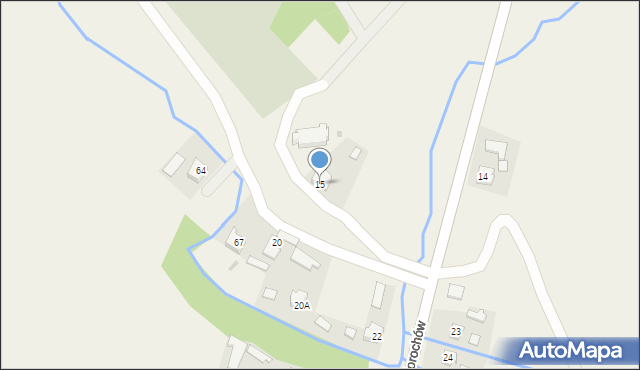 Morochów, Morochów, 15, mapa Morochów
