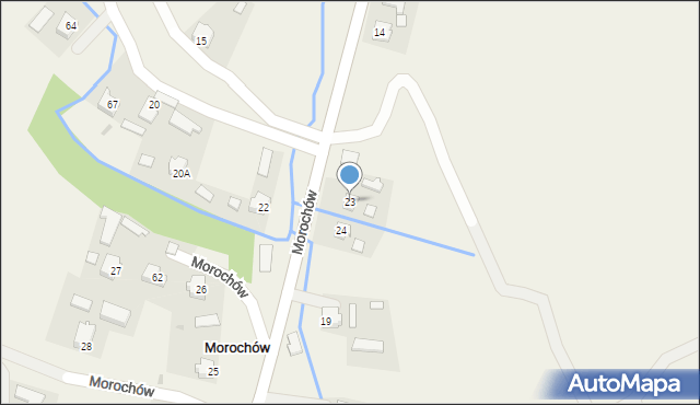 Morochów, Morochów, 23, mapa Morochów