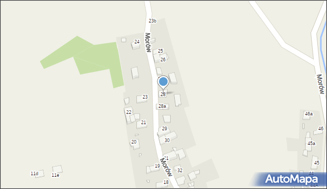 Morów, Morów, 28, mapa Morów