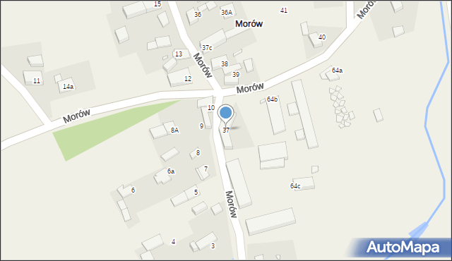 Morów, Morów, 37, mapa Morów