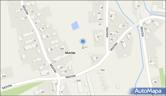 Morów, Morów, 41, mapa Morów