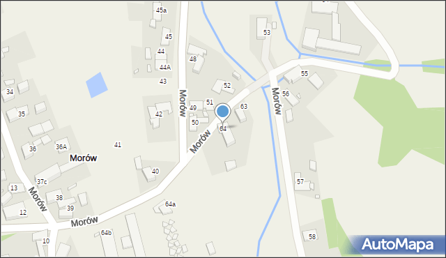 Morów, Morów, 64, mapa Morów