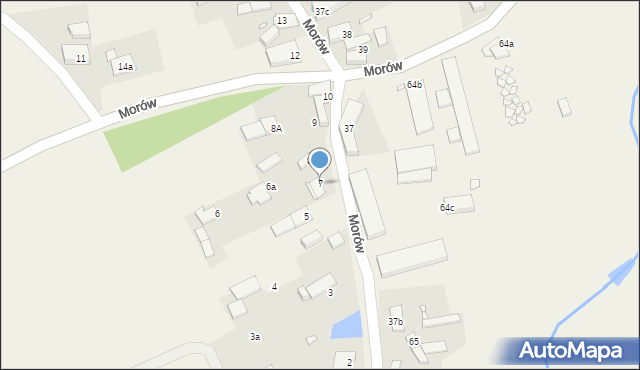 Morów, Morów, 7, mapa Morów