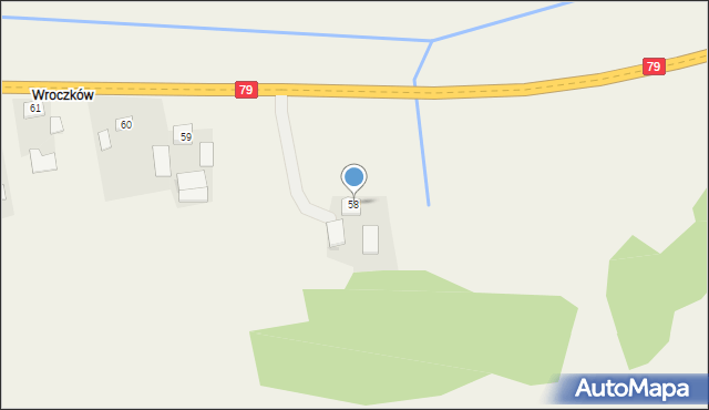 Morsko, Morsko, 58, mapa Morsko