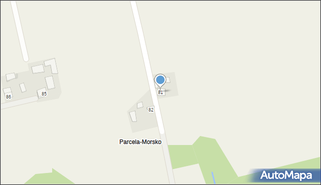 Morsko, Morsko, 81, mapa Morsko