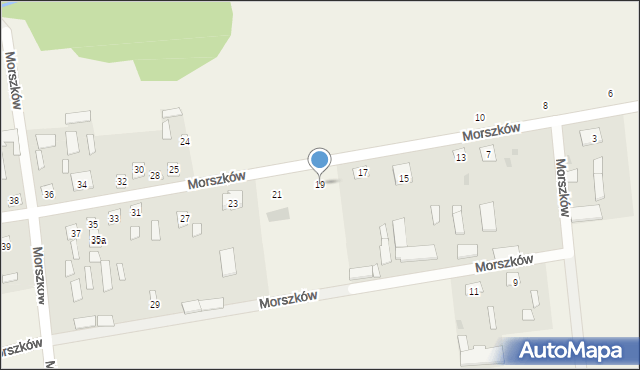 Morszków, Morszków, 19, mapa Morszków