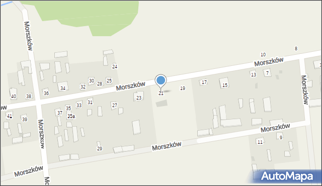 Morszków, Morszków, 21, mapa Morszków