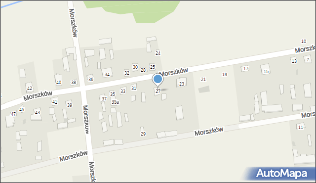 Morszków, Morszków, 27, mapa Morszków