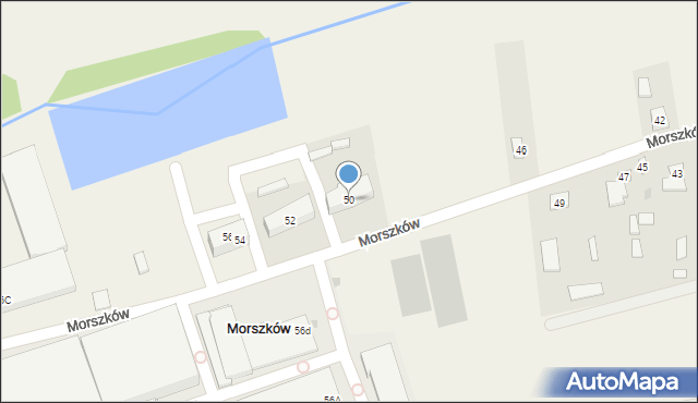 Morszków, Morszków, 50, mapa Morszków