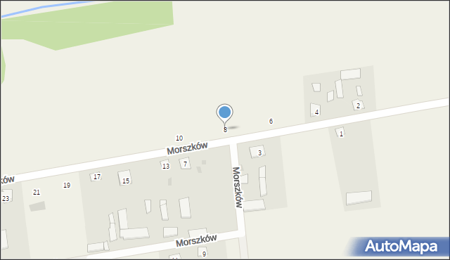 Morszków, Morszków, 8, mapa Morszków