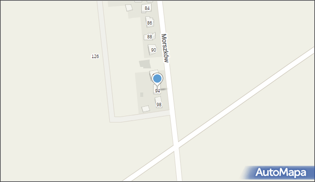 Morszków, Morszków, 94, mapa Morszków