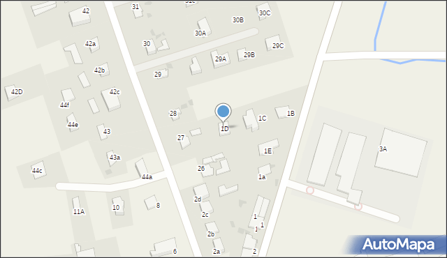 Mortęgi, Mortęgi, 1D, mapa Mortęgi