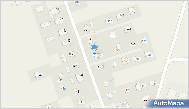 Mortęgi, Mortęgi, 30, mapa Mortęgi