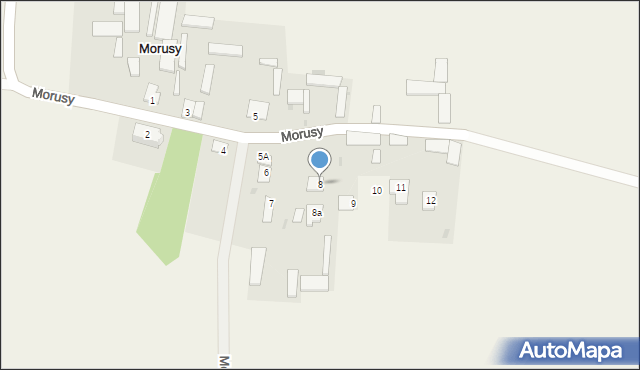 Morusy, Morusy, 8, mapa Morusy