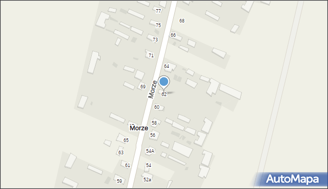 Morze, Morze, 62, mapa Morze