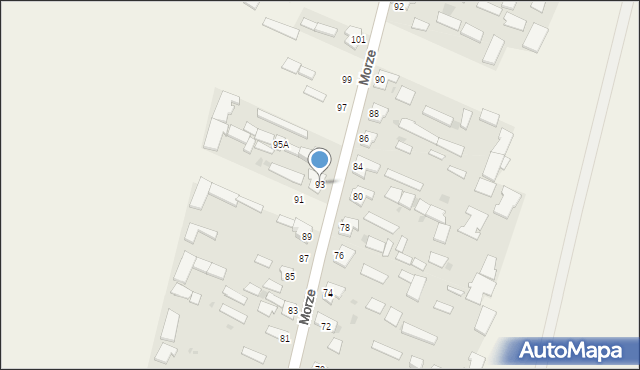 Morze, Morze, 93, mapa Morze