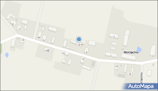 Morzęcino, Morzęcino, 5, mapa Morzęcino