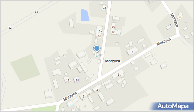 Morzyca, Morzyca, 17, mapa Morzyca