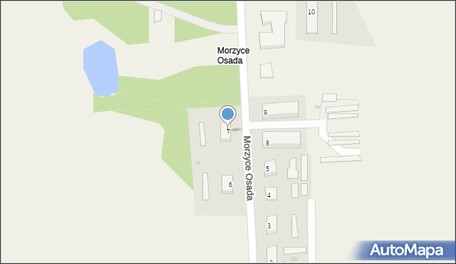 Morzyce, Morzyce, 7, mapa Morzyce