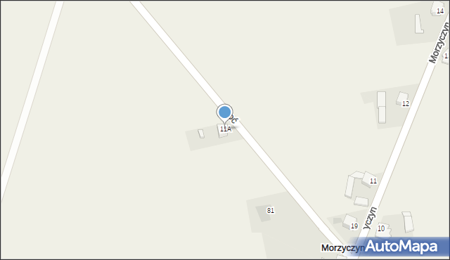 Morzyczyn, Morzyczyn, 11A, mapa Morzyczyn