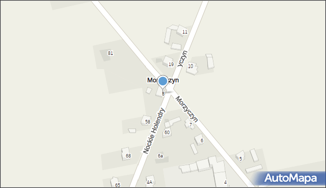 Morzyczyn, Morzyczyn, 8, mapa Morzyczyn