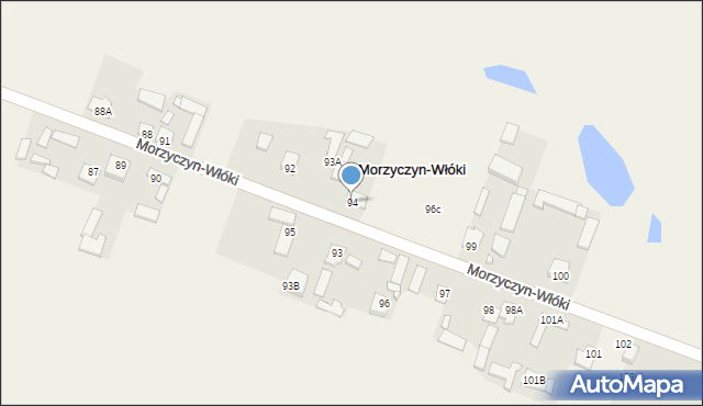 Morzyczyn-Włóki, Morzyczyn-Włóki, 94, mapa Morzyczyn-Włóki