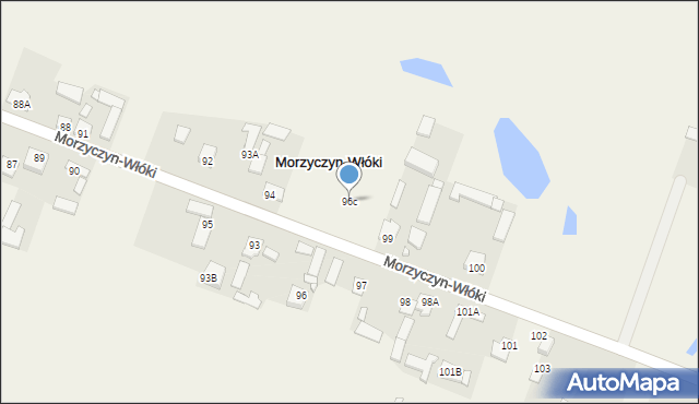 Morzyczyn-Włóki, Morzyczyn-Włóki, 96c, mapa Morzyczyn-Włóki