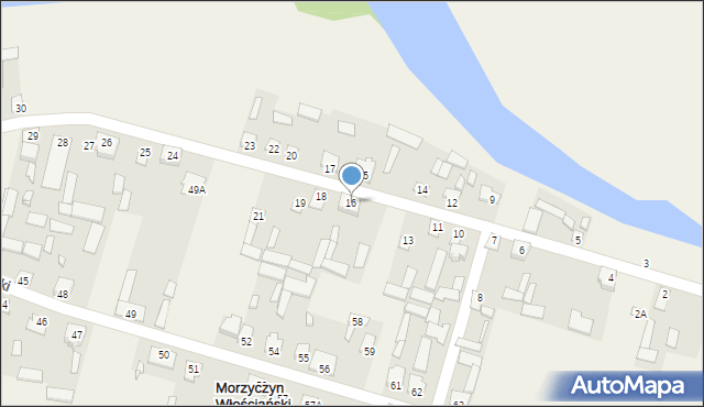 Morzyczyn Włościański, Morzyczyn Włościański, 16, mapa Morzyczyn Włościański