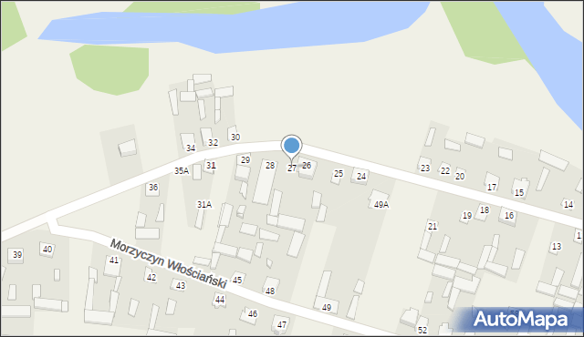 Morzyczyn Włościański, Morzyczyn Włościański, 27, mapa Morzyczyn Włościański